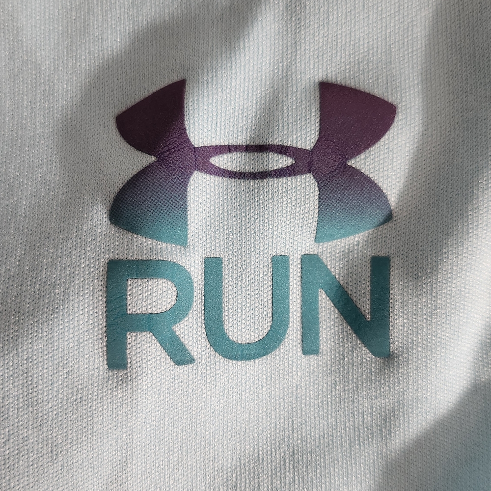 Under Armour White RUN Shirt